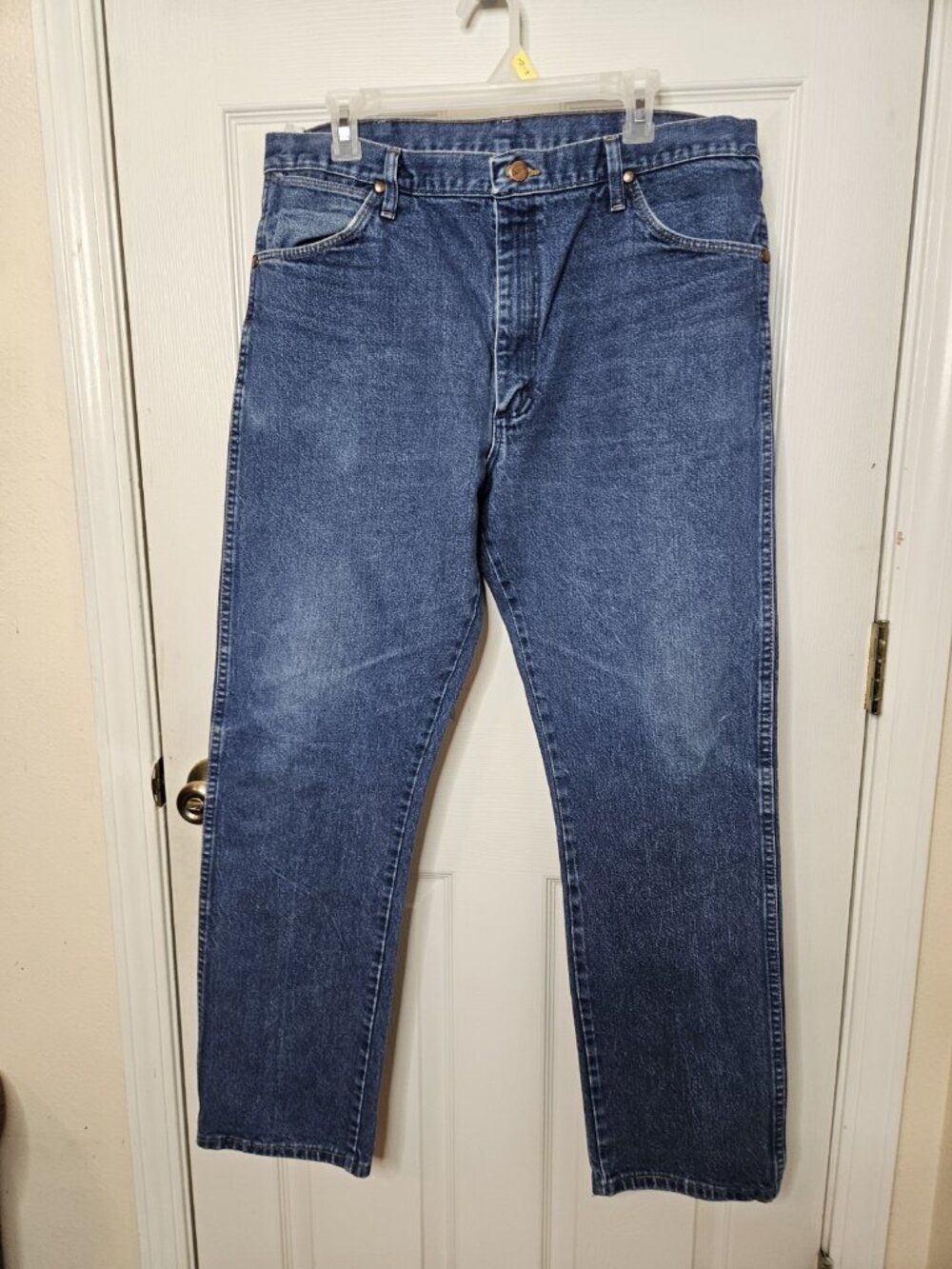 Wrangler Cowboy Cut 13MWZ Original Fit Jeans Rigid Indigo Men's Size  38x32